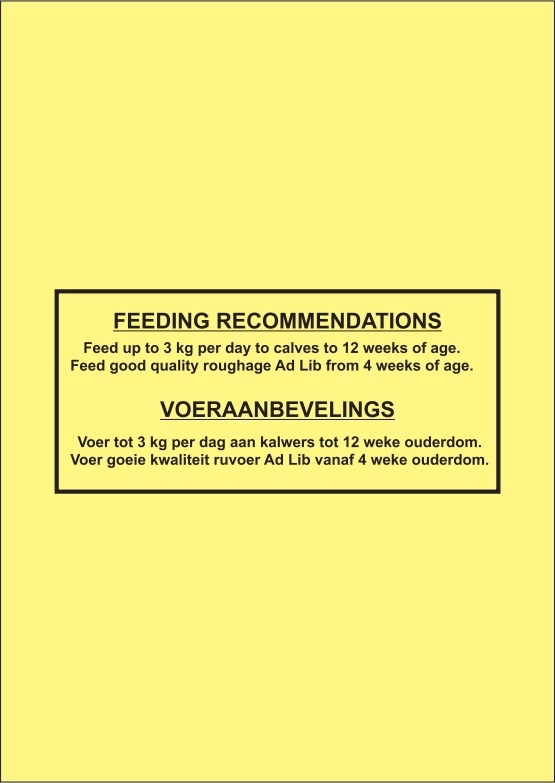 kalfaanvangs feeding recommendations