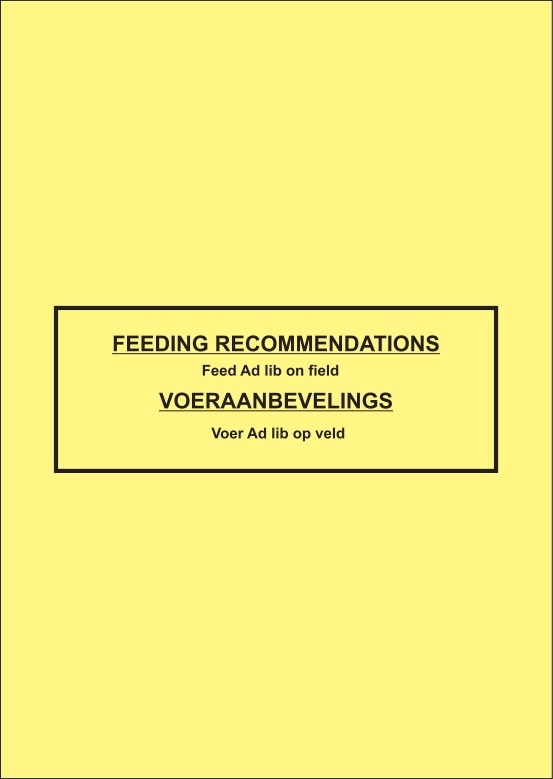 wildspille feeding recommendations 2